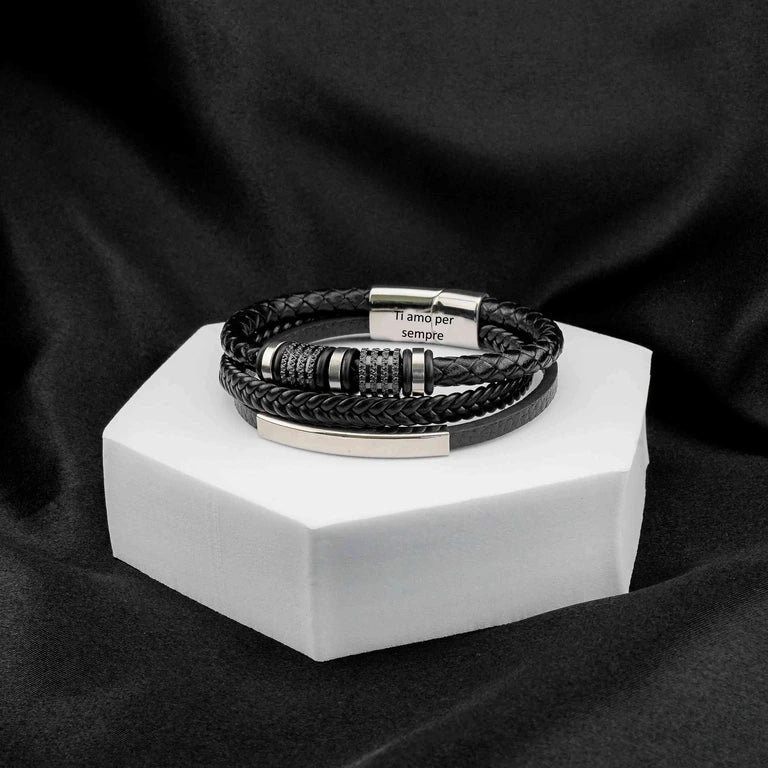 "Per Sempre Connessi" – Bracciale per Figlio