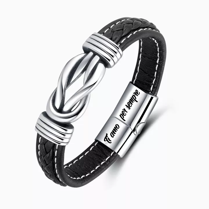 A Mio Uomo - Bracciale in Pelle