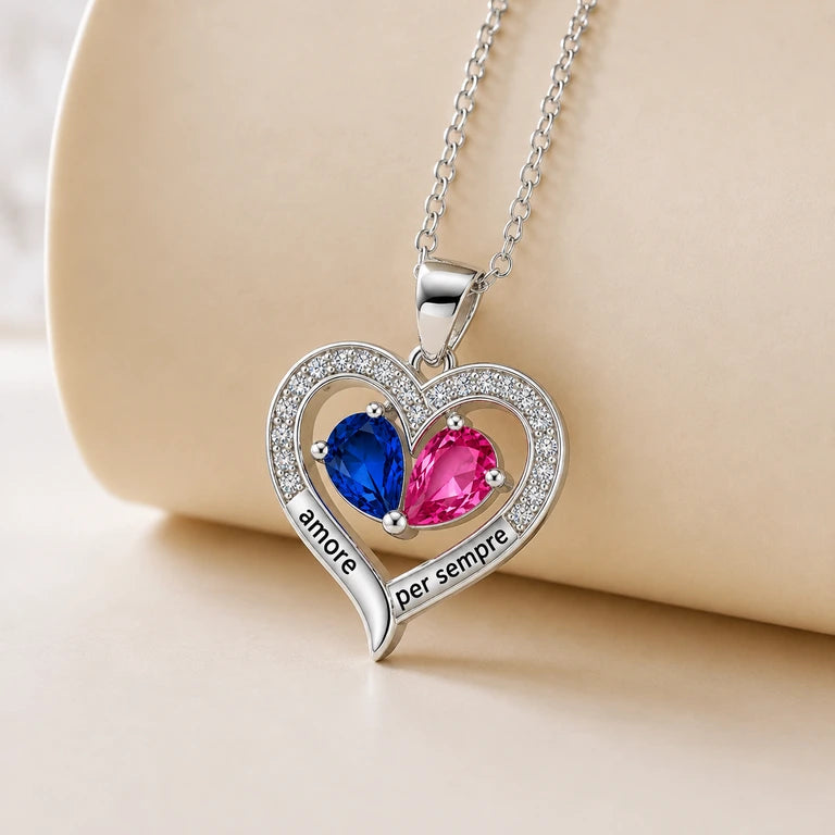 Collana per la Moglie "Sei Ancora il Mio Tutto" I Argento con Incisione