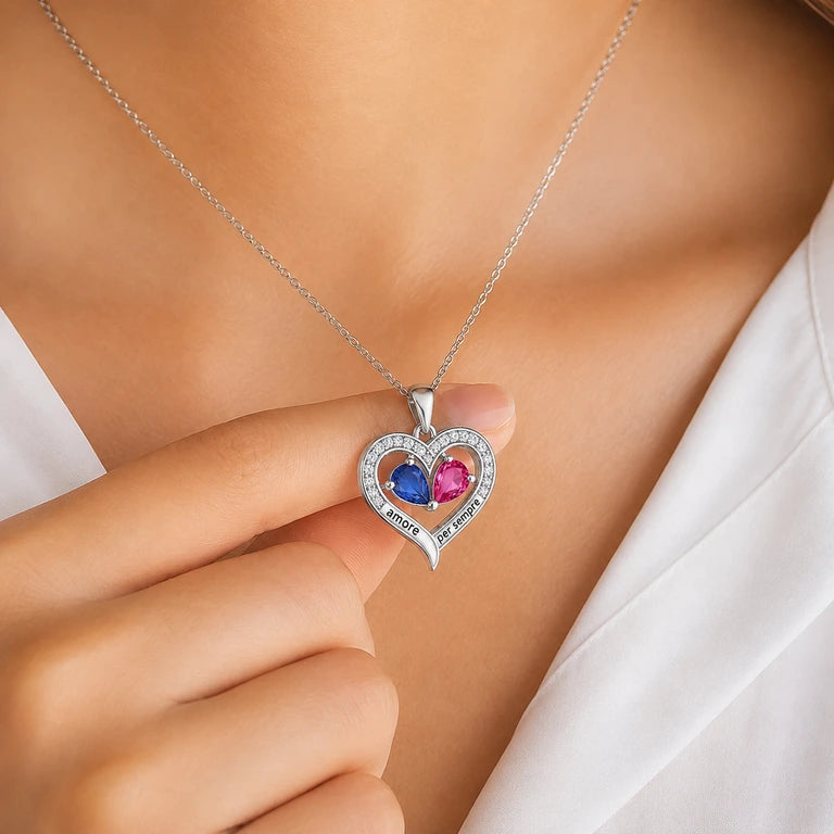 Collana per la Moglie "Sei Ancora il Mio Tutto" I Argento con Incisione