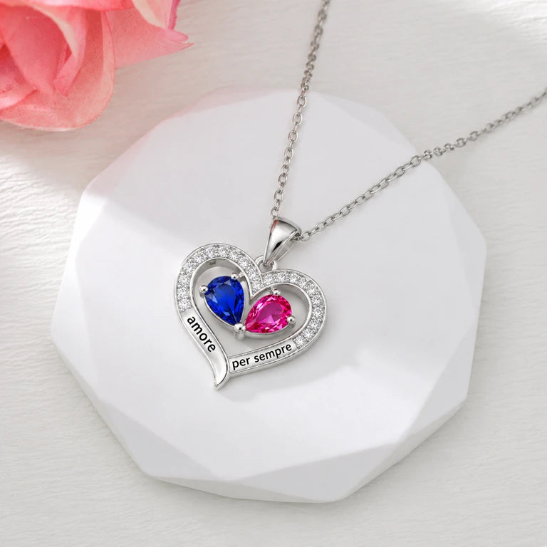 Collana per la Moglie "Sei Ancora il Mio Tutto" I Argento con Incisione