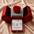 Regalo speciale I Rosa eterna e collana 