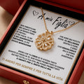 Regalo speciale I Rosa eterna e collana 