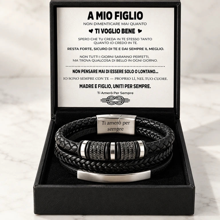 Bracciale per Figlio - "Per Sempre Connessi"