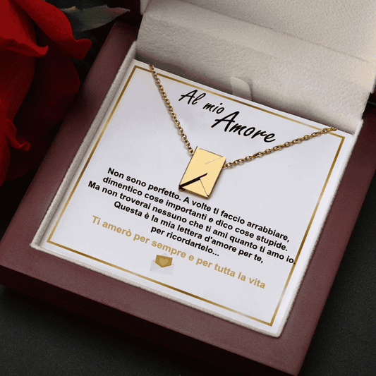 Set Regalo Collana "Lettera d'Amore"