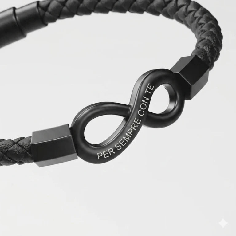 Bracciale Infinito per Lui – "Un Amore Senza Fine"