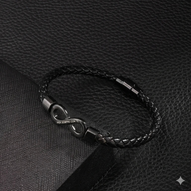Bracciale Infinito per Lui – "Un Amore Senza Fine"