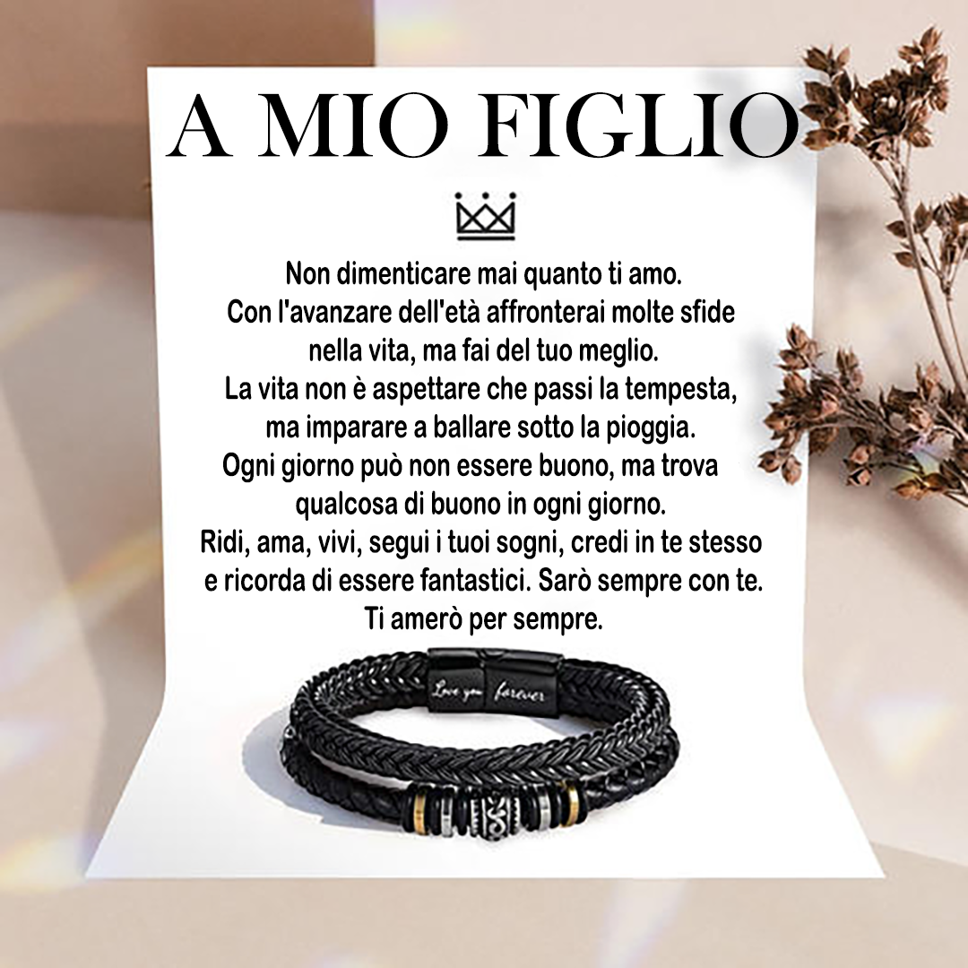 "Sempre con te" - Set Regalo Bracciale "Amore Eterno"