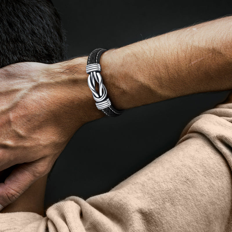 A MIO FIGLIO | UN LEGAME ETERNO | BRACCIALE IN PELLE