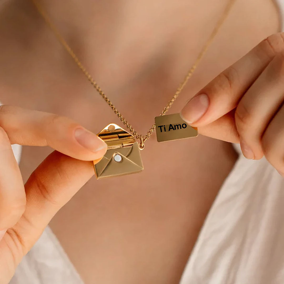 Set Regalo Collana "Lettera d'Amore"