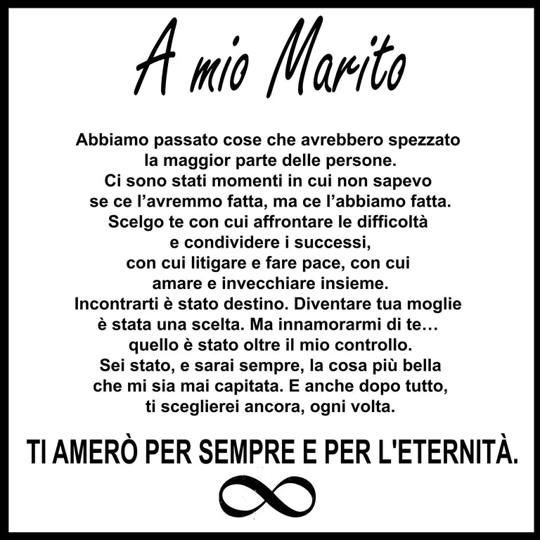Bracciale Infinito per Lui – "Un Amore Senza Fine"
