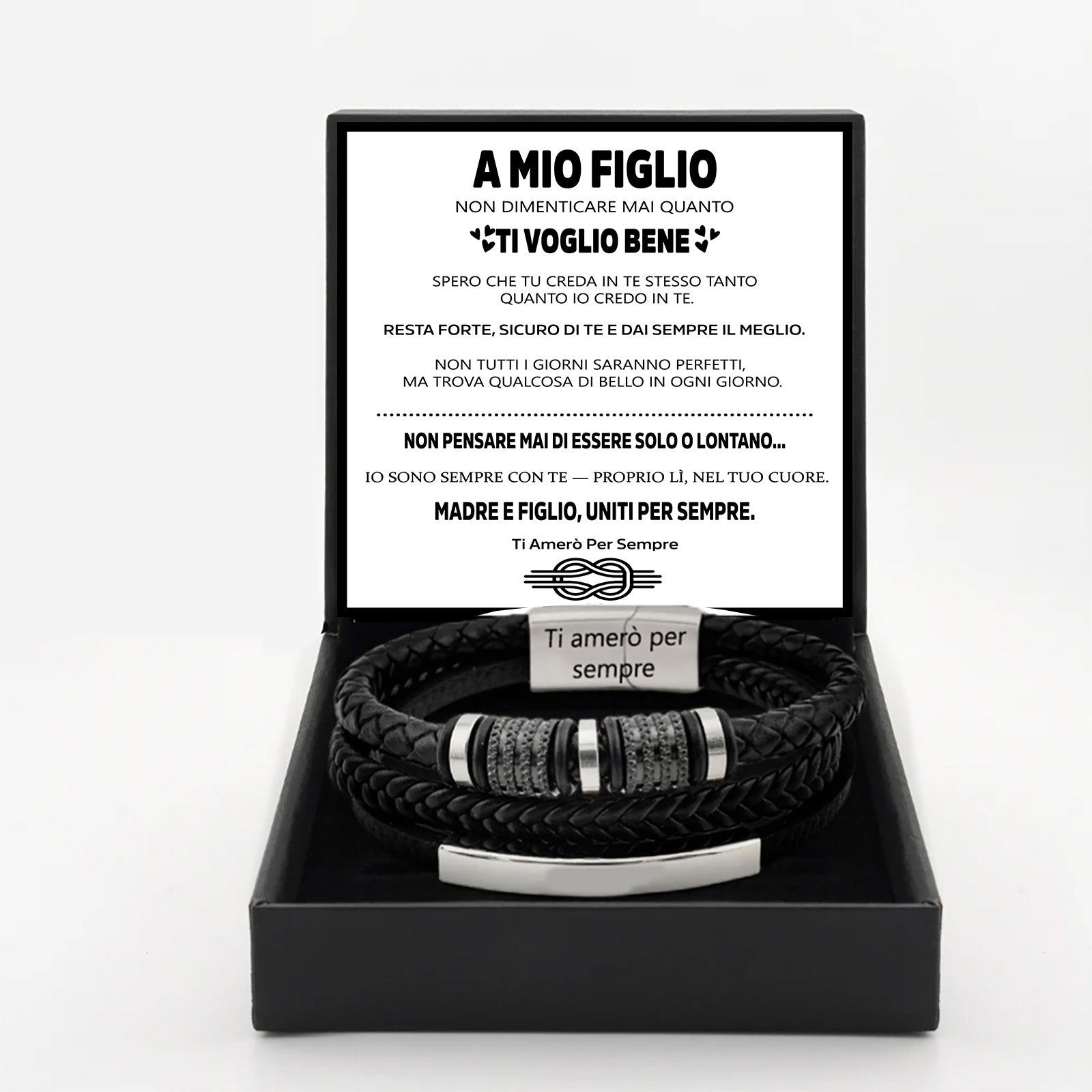 "Per Sempre Connessi" – Bracciale per Figlio