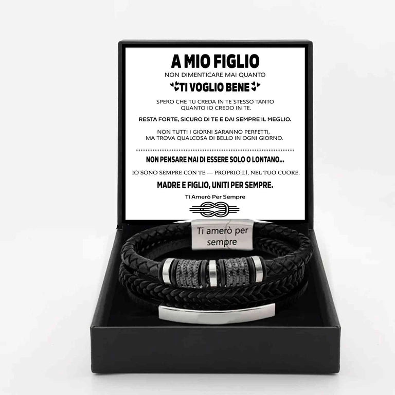 "Per Sempre Connessi" – Bracciale per Figlio
