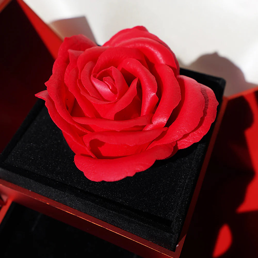 Regalo speciale I Rosa eterna e collana "A Mia Figlia"
